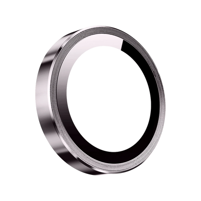 Keephone Apple iPhone 14 3D Spiral Alüminyum AR Kamera Lens Koruyucu - Gümüş