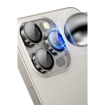 Keephone Apple iPhone 14 3D Spiral Alüminyum AR Kamera Lens Koruyucu
