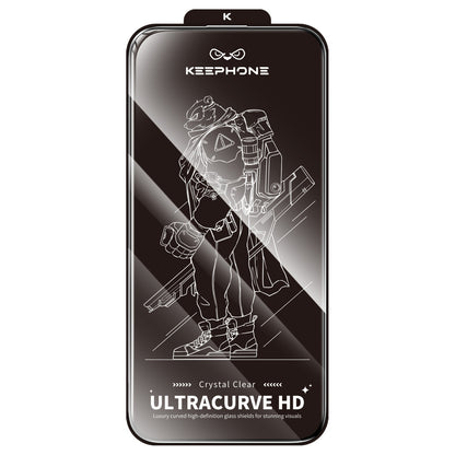 Keephone Apple iPhone 14 Plus UltraCurve HD 3D Cam Ekran Koruyucu