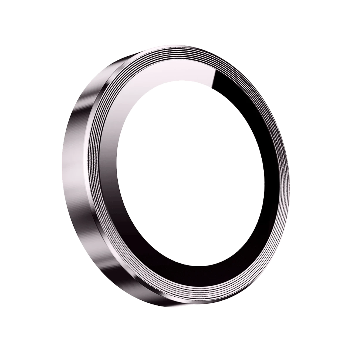 Keephone Apple iPhone 14 Pro Max 3D Spiral Alüminyum AR Kamera Lens Koruyucu - Gümüş