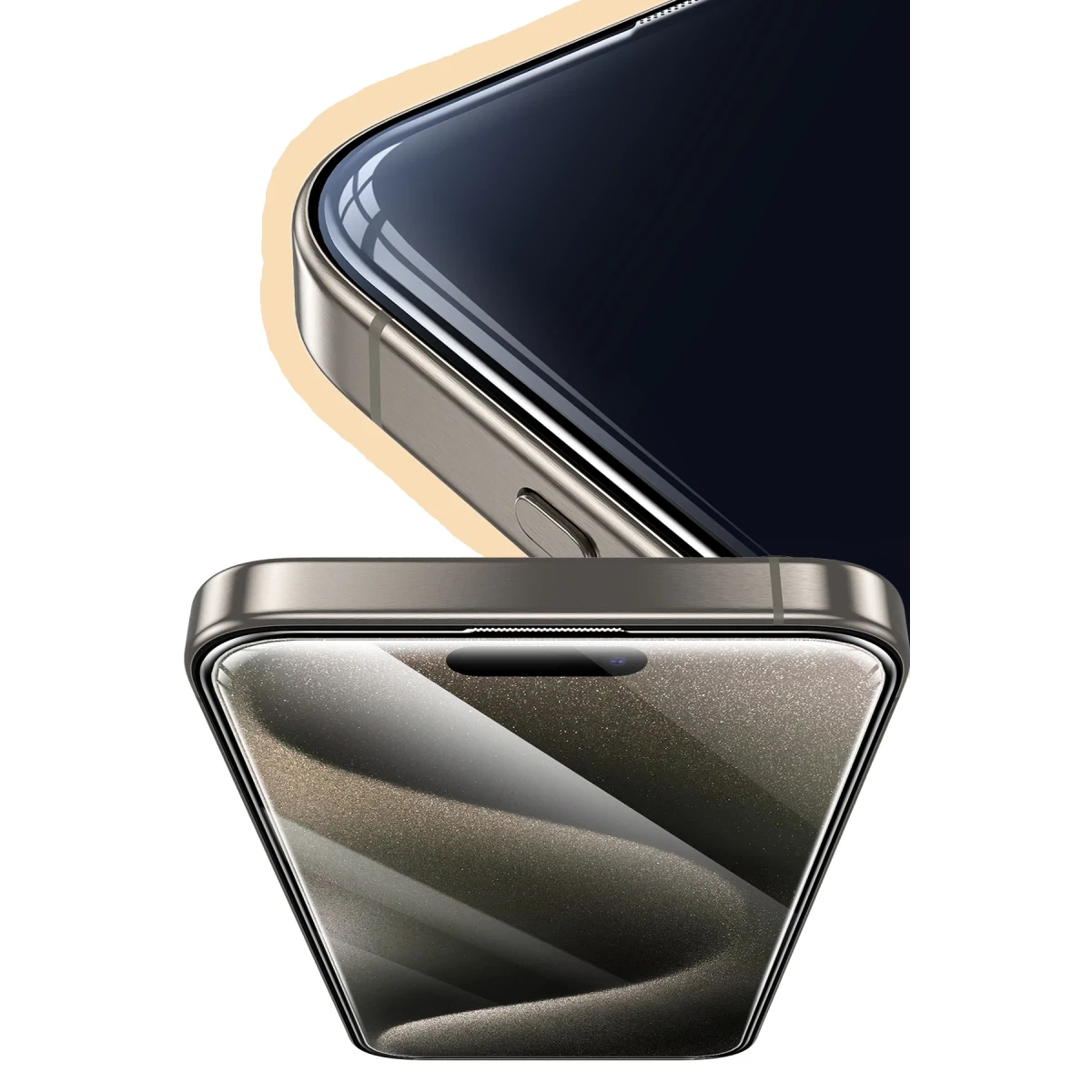 Keephone Apple iPhone 14 Pro Max UltraCurve HD 3D Cam Ekran Koruyucu - Siyah