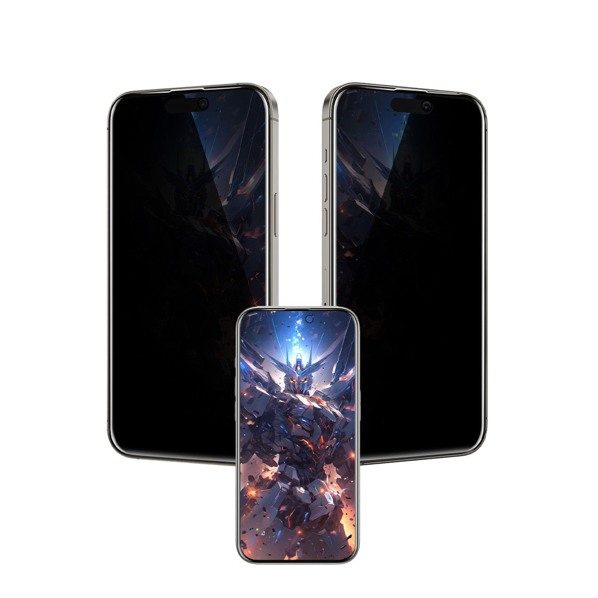 Keephone Apple iPhone 14 Pro Max UltraCurve Privacy 3D Cam Ekran Koruyucu