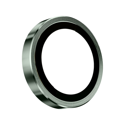 Keephone Apple iPhone 15 3D Spiral Alüminyum AR Kamera Lens Koruyucu - Açık Yeşil