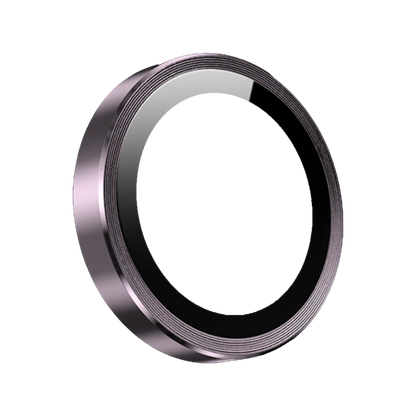 Keephone Apple iPhone 15 3D Spiral Alüminyum AR Kamera Lens Koruyucu - Pembe