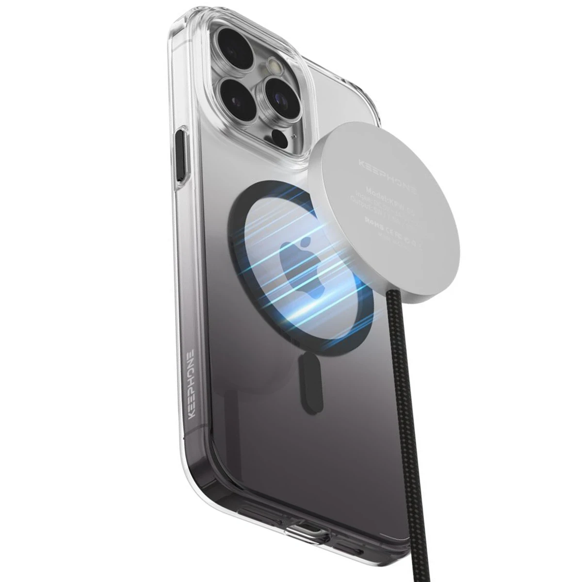 Keephone Apple iPhone 15 Aurora Pro Magsafe Kılıf - Mor
