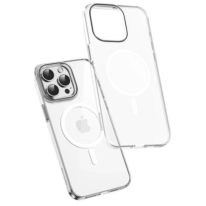 Keephone Apple iPhone 15 Aurora Şeffaf Magsafe Kılıf - Siyah