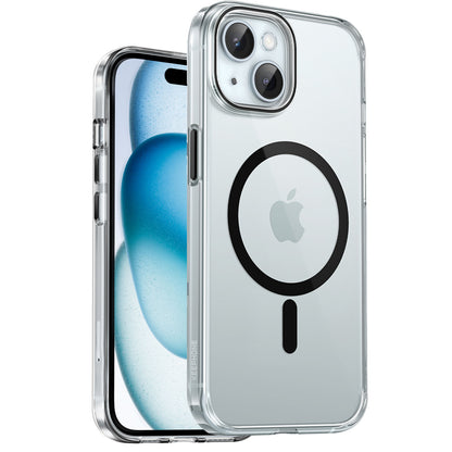 Keephone Apple iPhone 15 Aurora Şeffaf Magsafe Kılıf