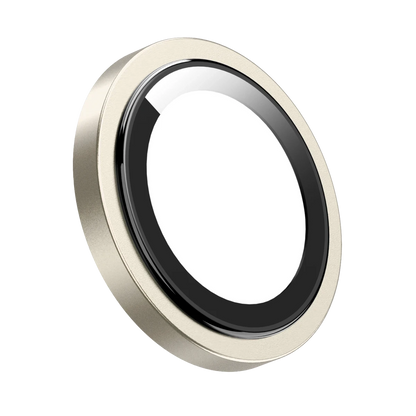 Keephone Apple iPhone 15 Capital Alüminyum AR Kamera Lens Koruyucu - Sarı