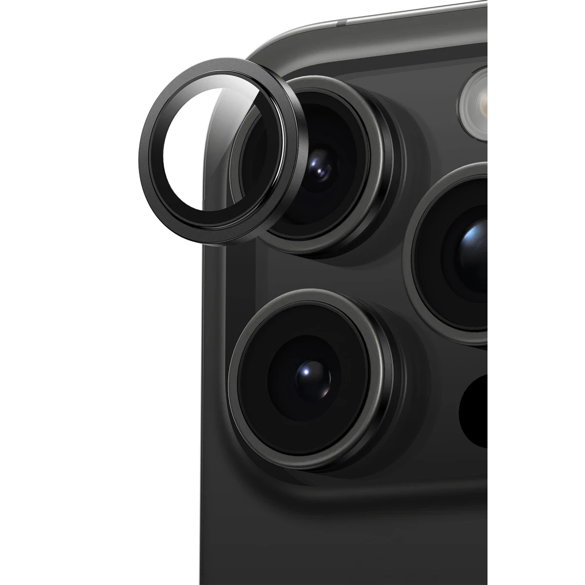 Keephone Apple iPhone 15 Capital Alüminyum AR Kamera Lens Koruyucu - Yeşil