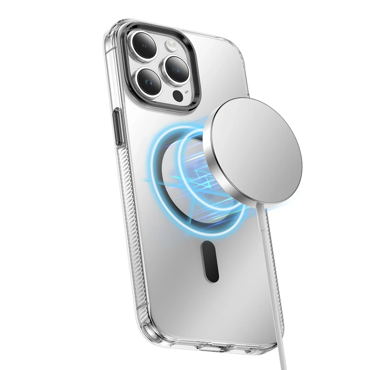 Keephone Apple iPhone 15 Dazzle Pro Matte Magsafe Kılıf - Siyah