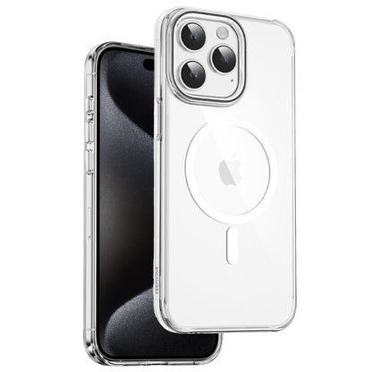 Keephone Apple iPhone 15 Pro Max Aurora Şeffaf Magsafe Kılıf