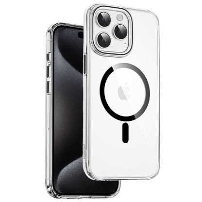 Keephone Apple iPhone 15 Pro Max Aurora Şeffaf Magsafe Kılıf