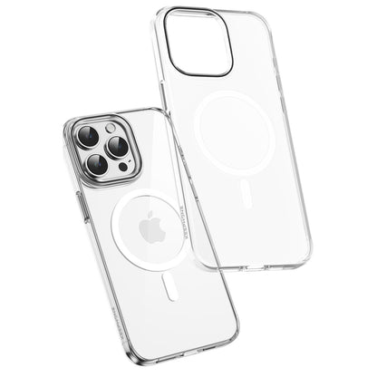 Keephone Apple iPhone 15 Pro Max Aurora Şeffaf Magsafe Kılıf
