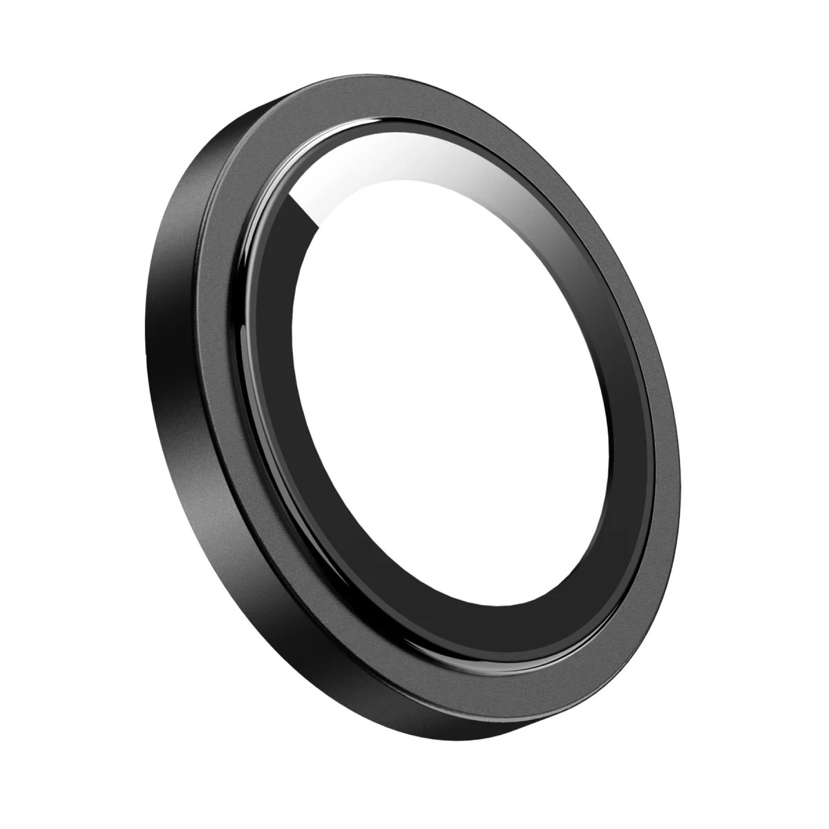 Keephone iPhone 15 Pro Max Capital Alüminyum AR Kamera Lens Koruyucu - Siyah