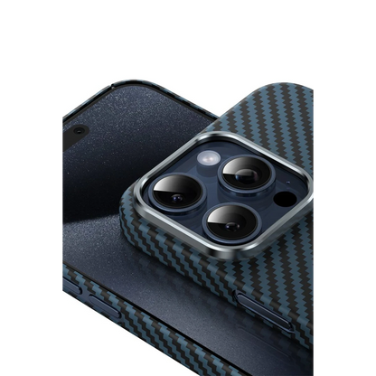 Keephone Apple iPhone 15 Pro Max Kevlar Magsafe Kılıf - Siyah