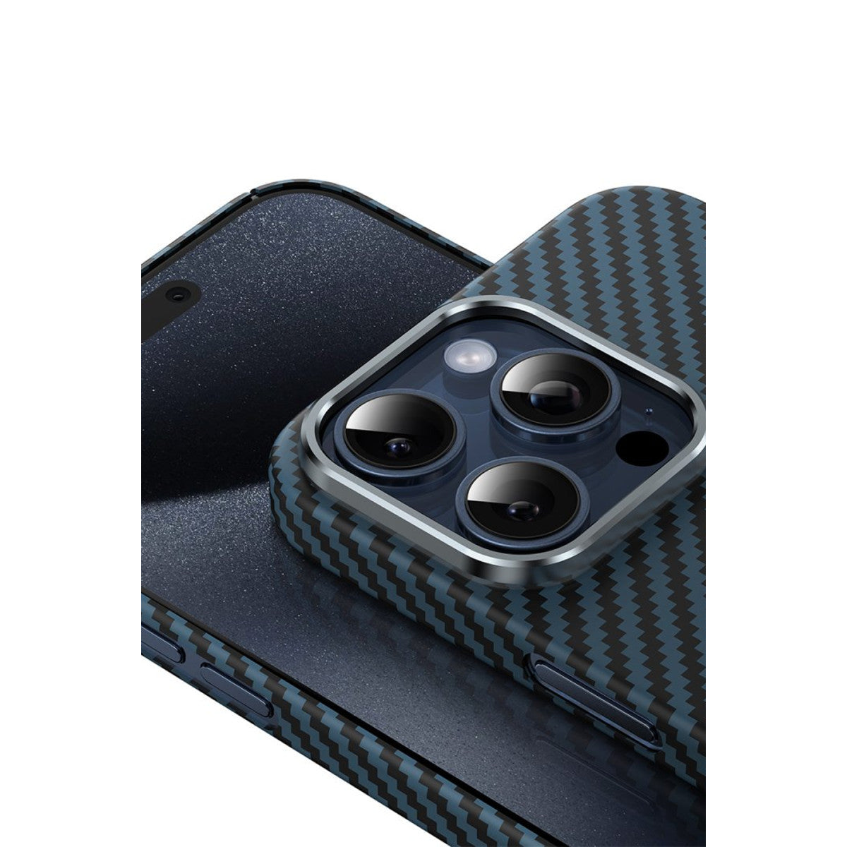 Keephone Apple iPhone 15 Pro Max Kevlar Magsafe Kılıf