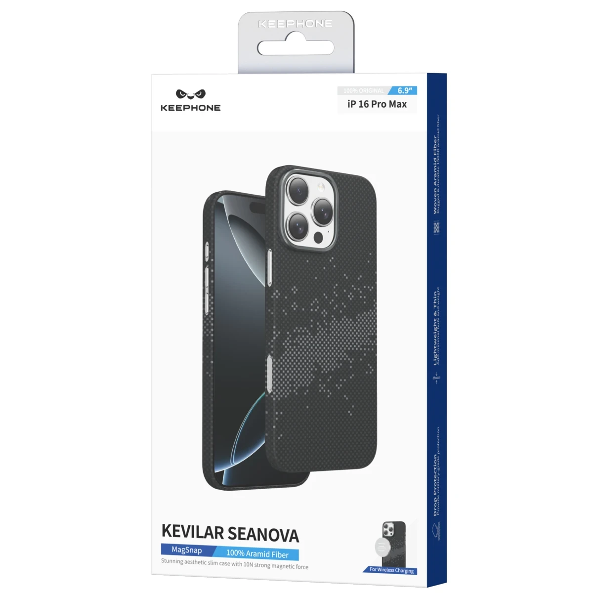 Keephone Apple iPhone 15 Pro Max Kevlar Seanova Magsafe Kılıf - Sunrise