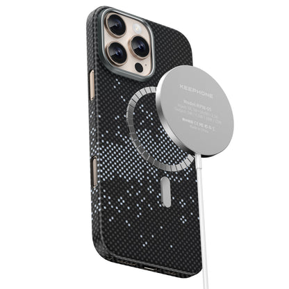 Keephone Apple iPhone 15 Pro Max Kevlar Seanova Magsafe Kılıf