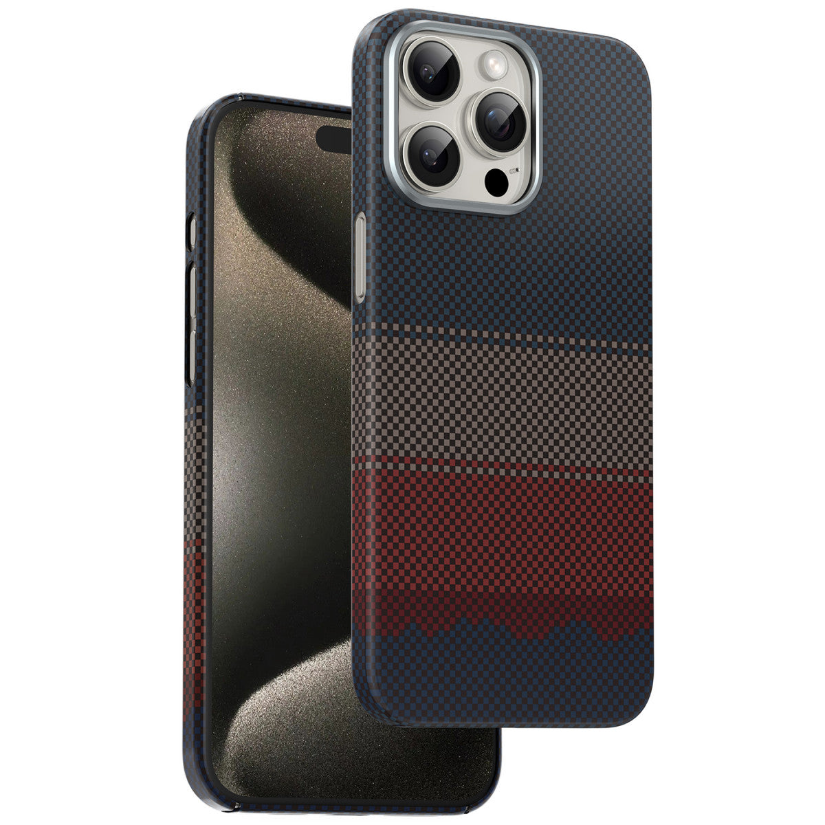 Keephone Apple iPhone 15 Pro Max Kevlar Seanova Magsafe Kılıf