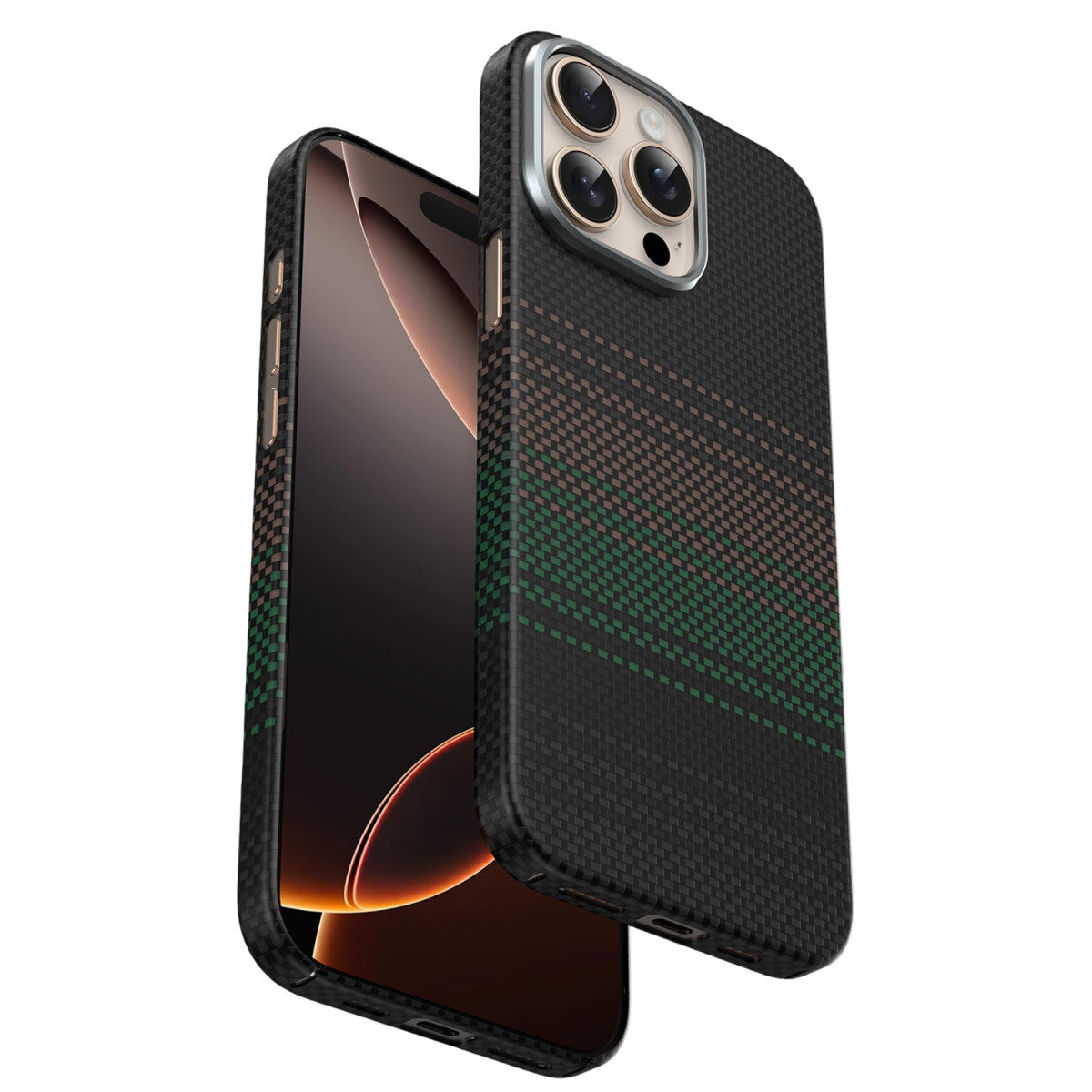 Keephone Apple iPhone 15 Pro Max Kevlar Seanova Magsafe Kılıf
