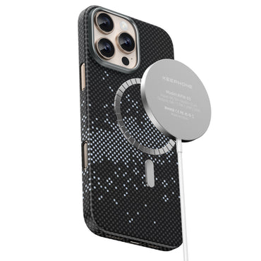 Keephone Apple iPhone 15 Pro Max Kevlar Seanova Magsafe Kılıf