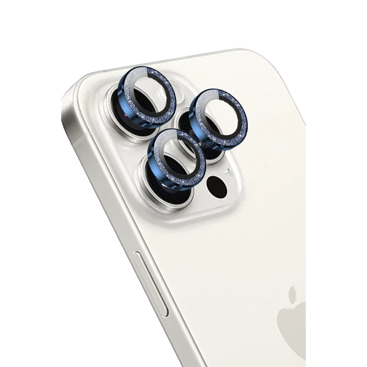Keephone Apple iPhone 15 Pro Max Maria Simli Kamera Lens Koruyucu - Lacivert