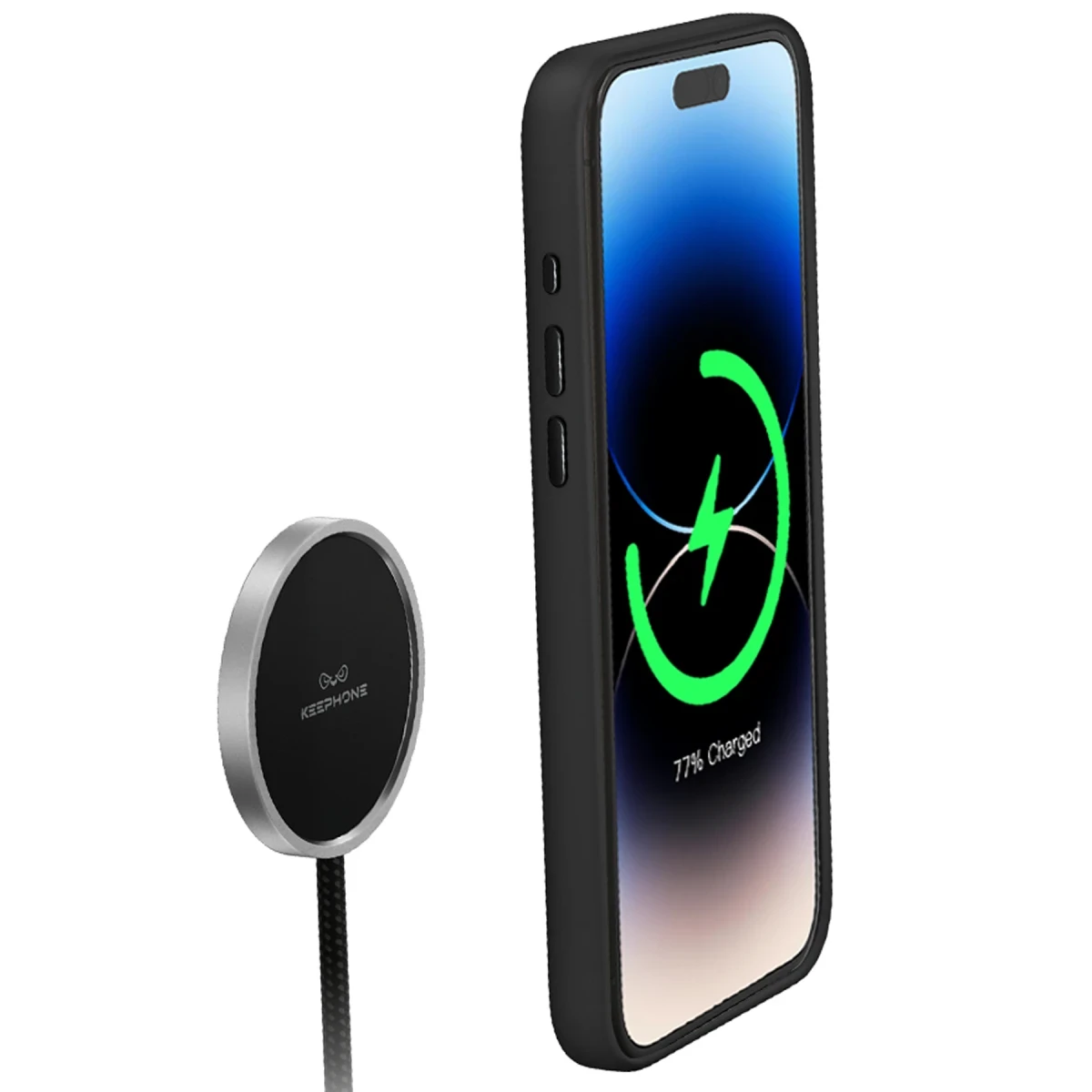 Keephone Apple iPhone 15 Pro Max Rosana Silikon Kılıf - Pembe
