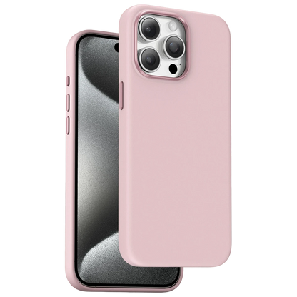 Keephone Apple iPhone 15 Pro Max Rosana Silikon Kılıf - Pembe