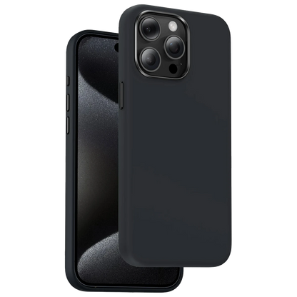 Keephone Apple iPhone 15 Pro Max Rosana Silikon Kılıf - Siyah