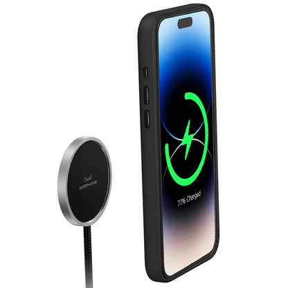 Keephone Apple iPhone 15 Pro Max Rosana Silikon Kılıf - Siyah