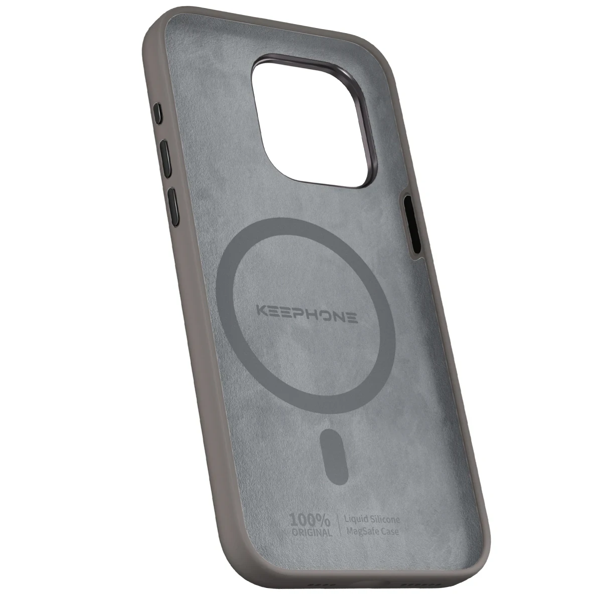 Keephone Apple iPhone 15 Pro Max Rosana Silikon Kılıf - Turuncu