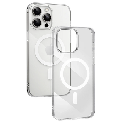 Keephone Apple iPhone 15 Pro Max X-Crystal Slim Magsafe Kılıf - Şeffaf