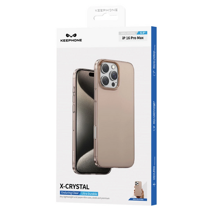 Keephone Apple iPhone 15 Pro X-Crystal Slim Kılıf - Şeffaf