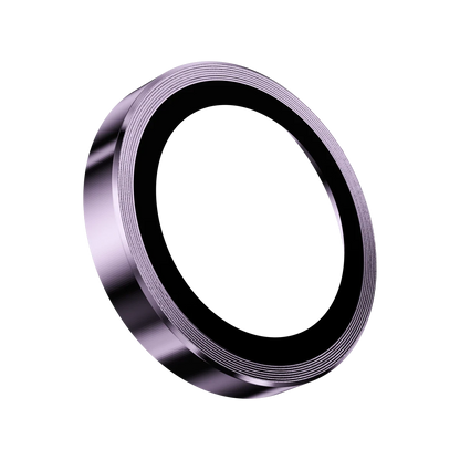 Keephone Apple iPhone 16 3D Spiral Alüminyum AR Kamera Lens Koruyucu - Pembe