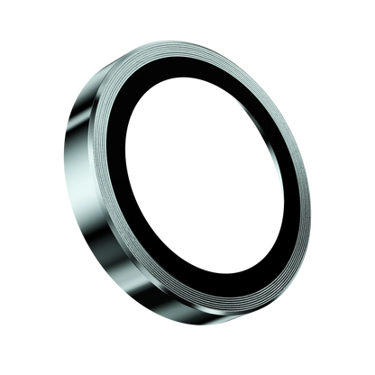 Keephone Apple iPhone 16 3D Spiral Alüminyum AR Kamera Lens Koruyucu - Yeşil