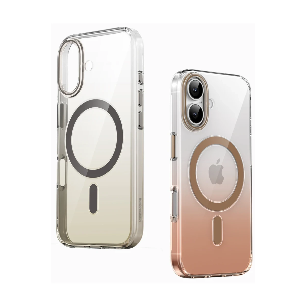 Keephone Apple iPhone 16 Aurora Pro Magsafe Kılıf - Siyah Titanyum