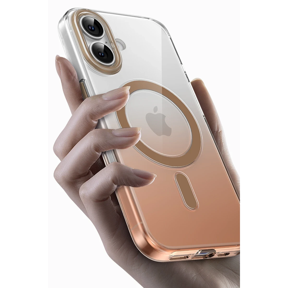 Keephone Apple iPhone 16 Aurora Pro Magsafe Kılıf - Siyah Titanyum