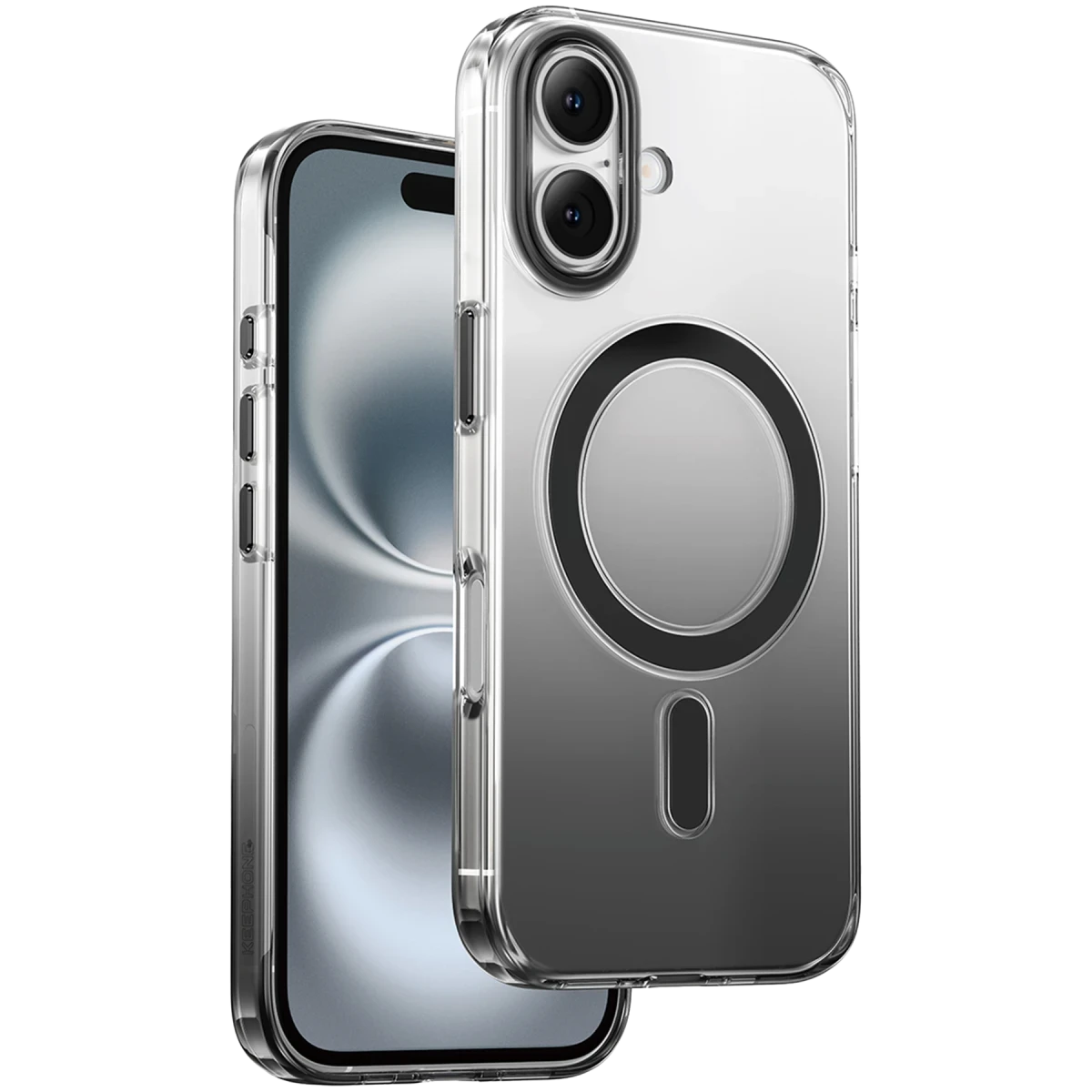Keephone Apple iPhone 16 Aurora Pro Magsafe Kılıf - Siyah Titanyum