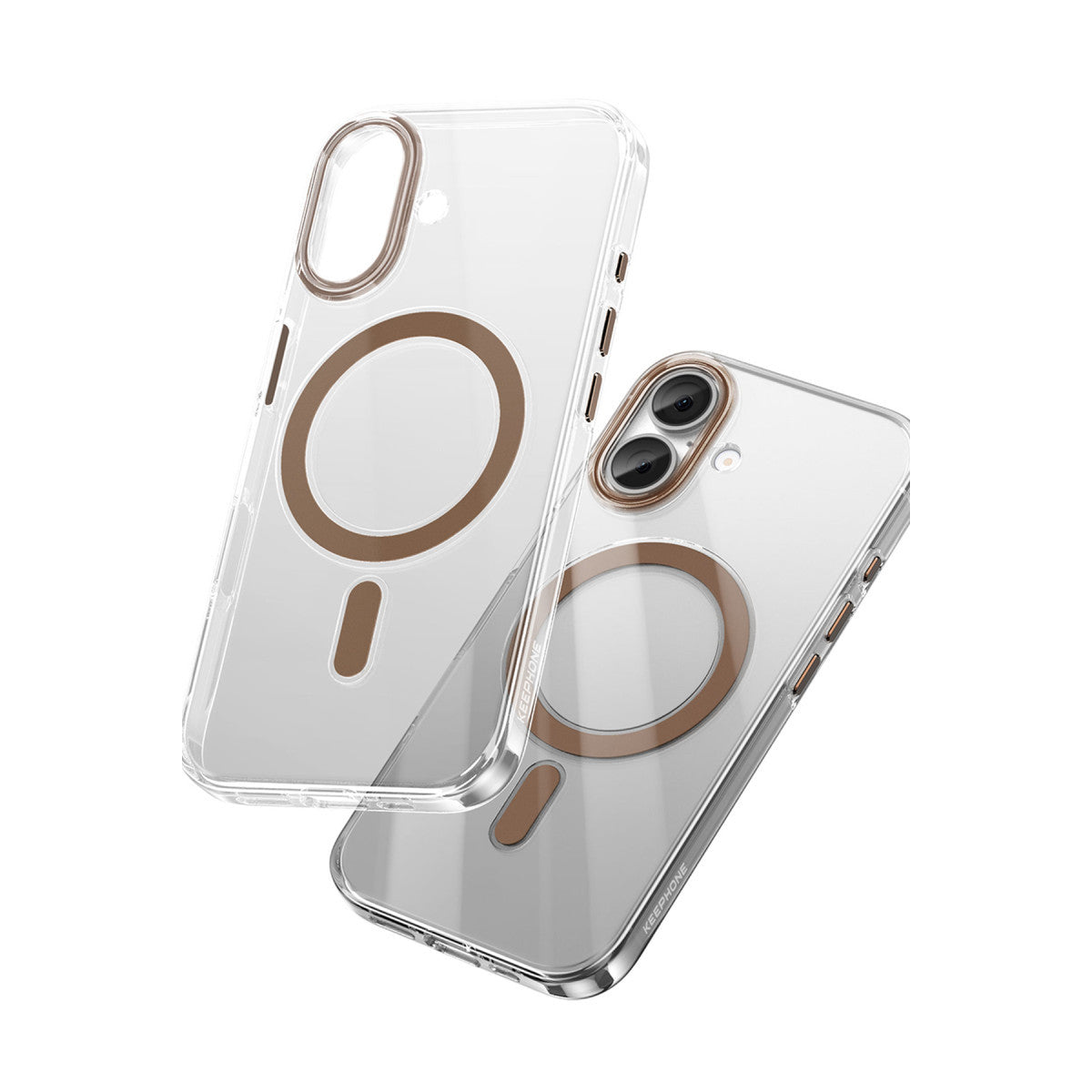 Keephone Apple iPhone 16 Aurora Şeffaf Magsafe Kılıf