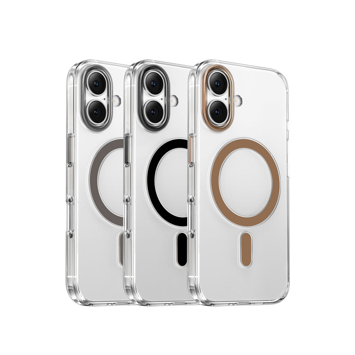 Keephone Apple iPhone 16 Aurora Şeffaf Magsafe Kılıf