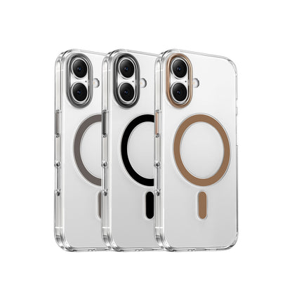 Keephone Apple iPhone 16 Aurora Şeffaf Magsafe Kılıf