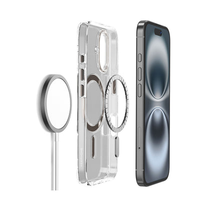 Keephone Apple iPhone 16 Aurora Şeffaf Magsafe Kılıf