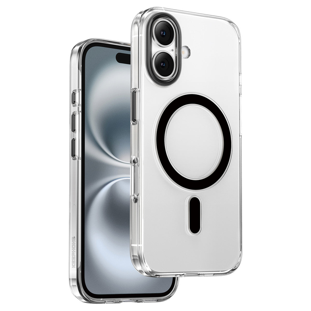 Keephone Apple iPhone 16 Aurora Şeffaf Magsafe Kılıf