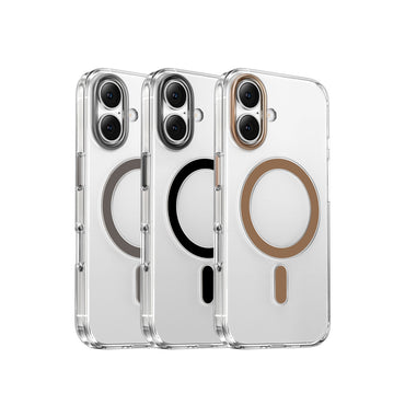 Keephone Apple iPhone 16 Aurora Şeffaf Magsafe Kılıf