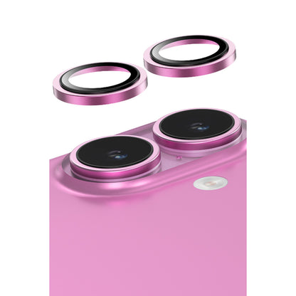 Keephone Apple iPhone 16 Capital Alüminyum AR Kamera Lens Koruyucu