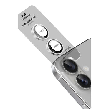 Keephone Apple iPhone 16 Capital Alüminyum AR Kamera Lens Koruyucu