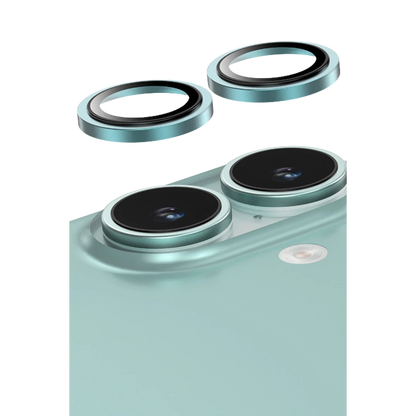Keephone Apple iPhone 16 Capital Alüminyum AR Kamera Lens Koruyucu - Yeşil