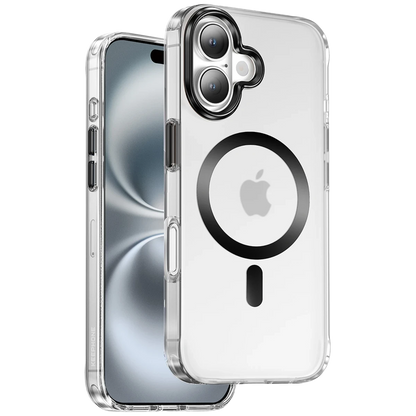 Keephone Apple iPhone 16 Dazzle Pro Matte Magsafe Kılıf - Siyah Titanyum