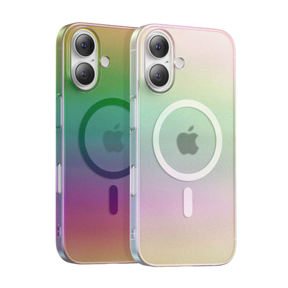 Keephone Apple iPhone 16 Fantasia Gökkuşağı Magsafe Kılıf