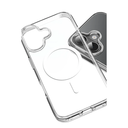 Keephone Apple iPhone 16 Hybrid Pro Magsafe Kılıf - Şeffaf